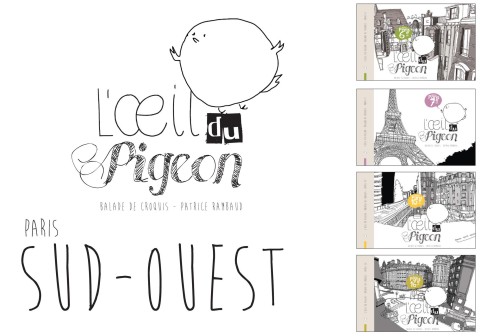 L'Œil du pigeon - Balade de croquis Paris Sud-Ouest