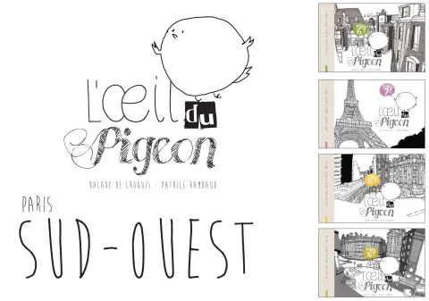L'Œil du pigeon - Balade de croquis Paris Sud-Ouest
