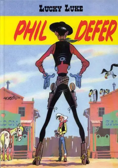 Couverture de l'album Lucky Luke Tome 8 Phil Defer