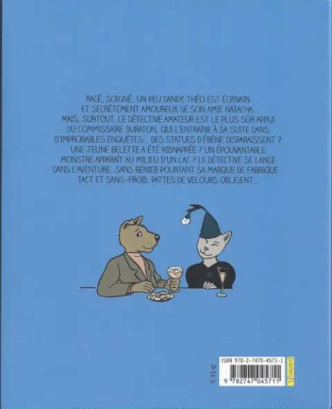 Verso de l'album Théo Toutou Tome 2 À pattes de velours
