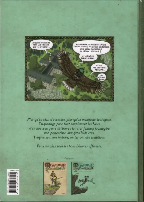 Verso de l'album Traquemage Tome 2 Le chant vaseux de la sirène