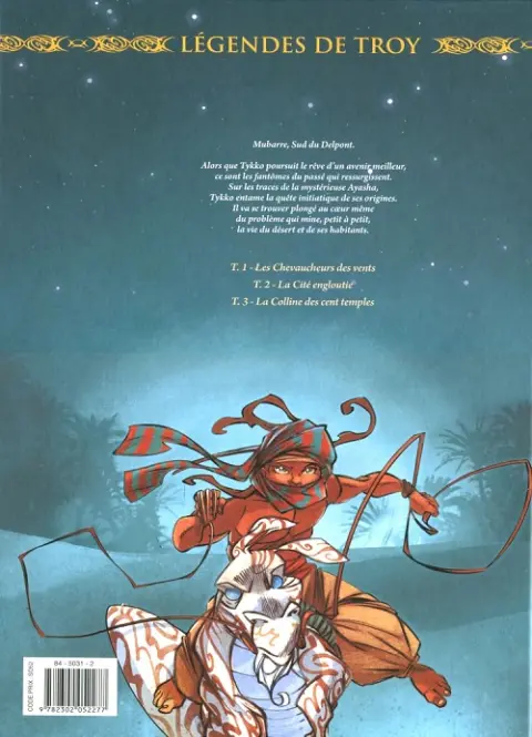 Verso de l'album Tykko des sables Intégrale