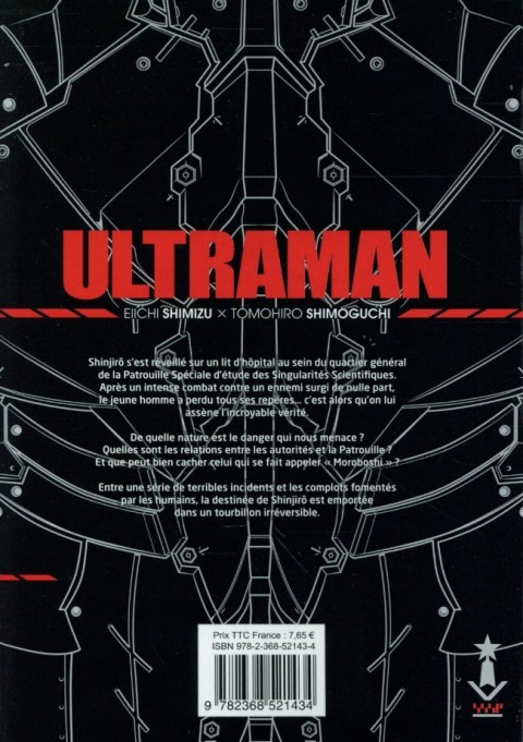 Verso de l'album Ultraman 02