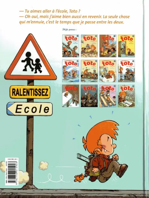 Verso de l'album Les Blagues de Toto Tome 8 L'élève dépasse le mètre