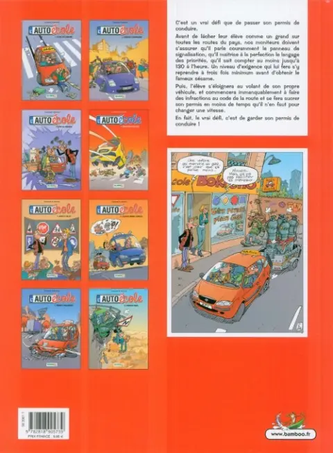Verso de l'album L'Auto école Tome 8 Panneau-Rama