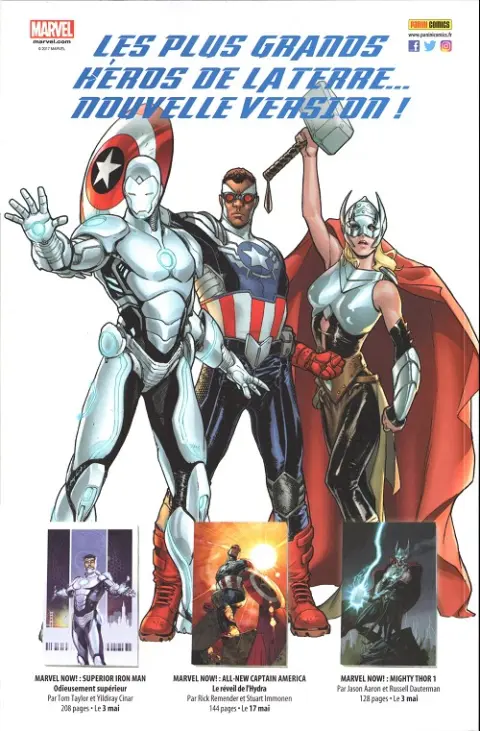 Verso de l'album Civil War II Tome 005
