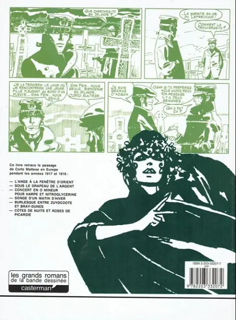 Verso de l'album Corto Maltese Tome 6 Les celtiques