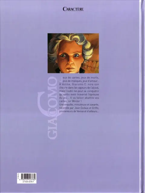 Verso de l'album Giacomo C. Tome 3 La dame au cœur de suie