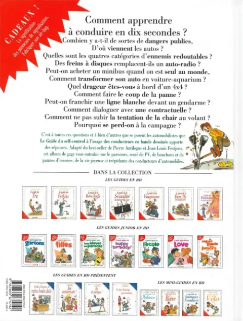 Verso de l'album Le Guide Tome 3 Le guide du self-control à l'usage des conducteurs