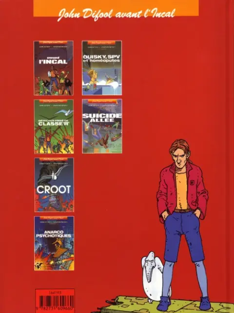 Verso de l'album Avant l'Incal Tome 1