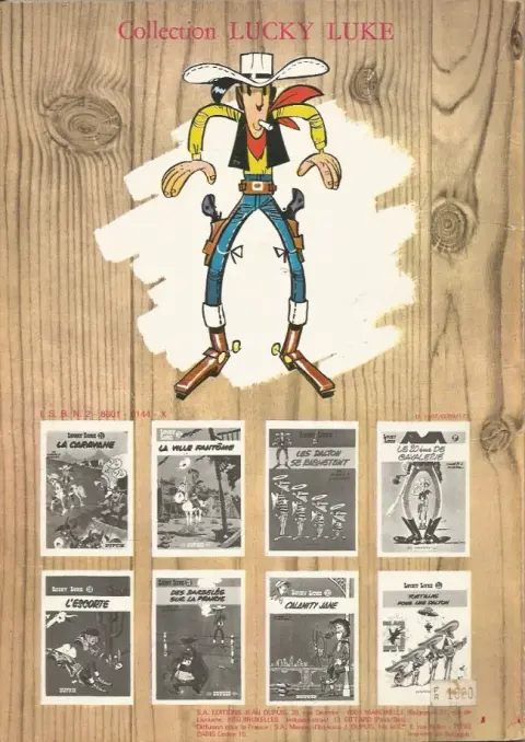 Verso de l'album Lucky Luke Tome 5 Lucky Luke contre Pat Poker