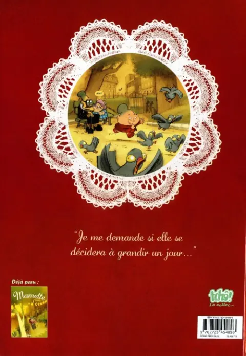 Verso de l'album Mamette Tome 1 Anges et pigeons