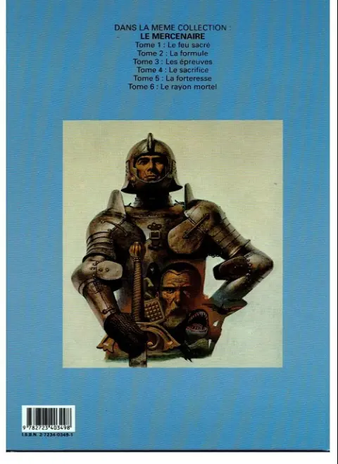 Verso de l'album Le Mercenaire Tome 2 La formule