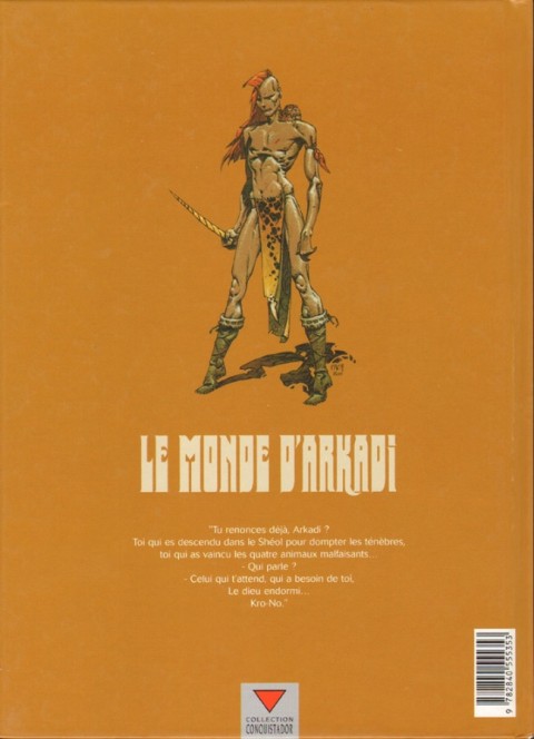 Verso de l'album Le monde d'Arkadi Tome 4 La corne rouge