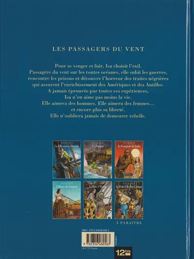 Verso de l'album Les Passagers du vent Tome 4 L'Heure du Serpent