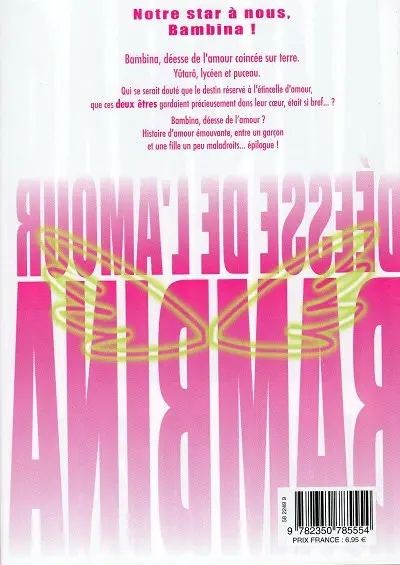 Verso de l'album Bambina déesse de l'amour Vol. 3