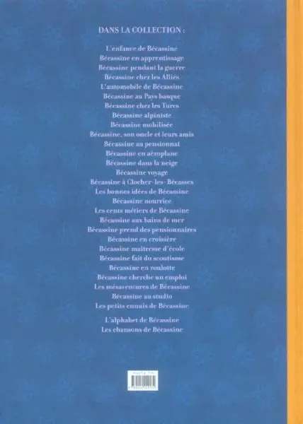 Verso de l'album Bécassine Tome 30 Les petits ennuis de Bécassine