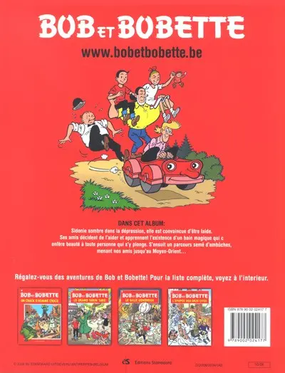 Verso de l'album Bob et Bobette Tome 299 Le bain de jouvence