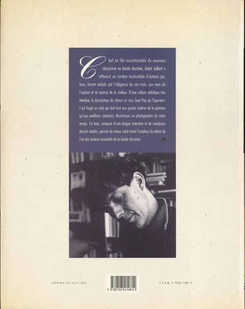 Verso de l'album Esquisse d'une œuvre