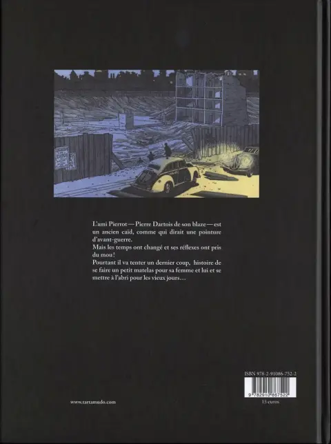 Verso de l'album Les Enquêtes du commissaire Raffini Tome 12 Mon ami Pierrot