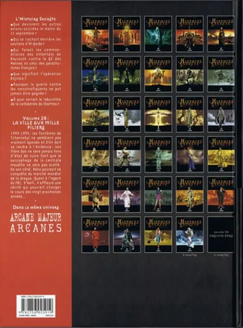 Verso de l'album L'Histoire secrète Volume 28 La Ville aux mille piliers