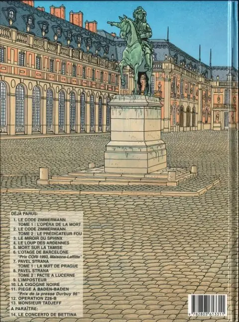 Verso de l'album Victor Sackville Tome 13 Monsieur Tadjeff
