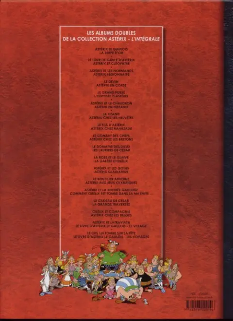 Verso de l'album Astérix L'Intégrale Volume 13 Le Bouclier Arverne - Astérix aux Jeux Olympiquess