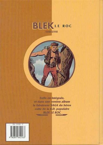 Verso de l'album Blek le roc 3