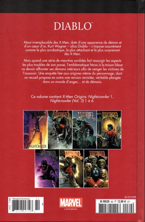 Verso de l'album Le meilleur des Super-Héros Marvel Tome 89 Diablo