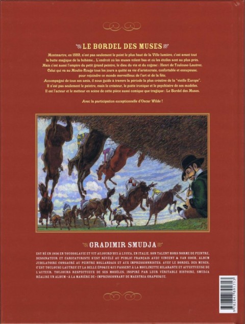 Verso de l'album Le Bordel des muses / Le Cabaret des muses Tome 1 Au Moulin-Rouge