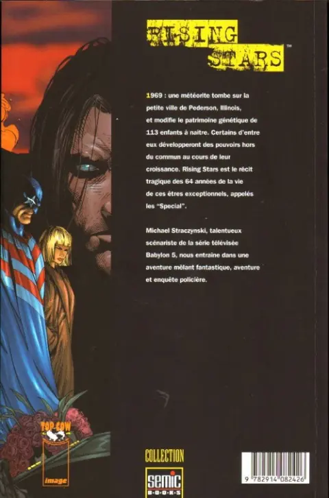 Verso de l'album Rising Stars Intégrale 1
