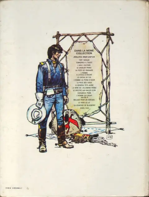 Verso de l'album Blueberry Tome 10 Général Tête Jaune
