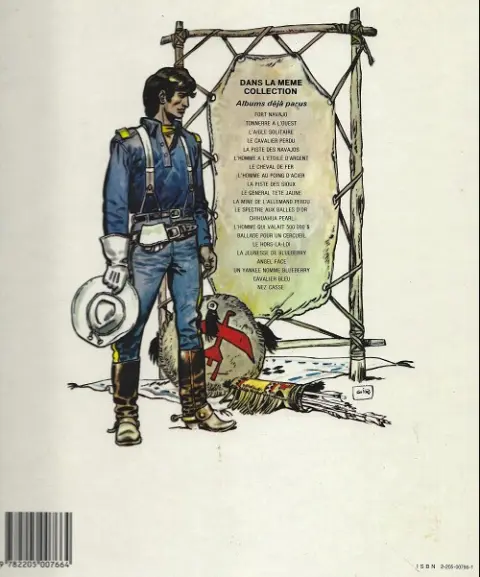 Verso de l'album Blueberry Tome 15 Ballade pour un cercueil