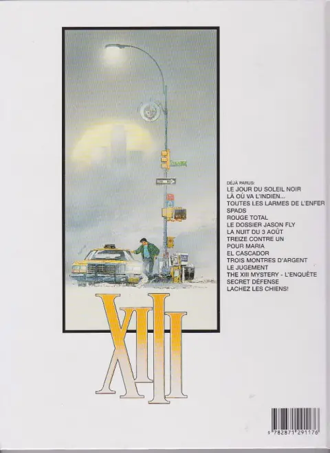 Verso de l'album XIII Tome 12 Le jugement