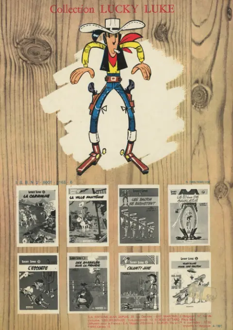 Verso de l'album Lucky Luke Tome 24 La caravane