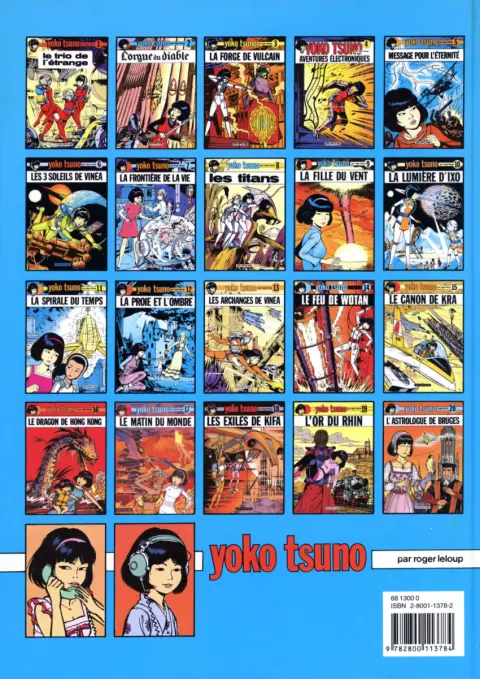Verso de l'album Yoko Tsuno Tome 16 Le dragon de Hong Kong