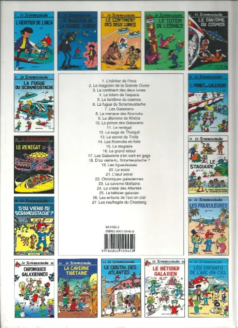 Verso de l'album Le Scrameustache Tome 11 Le renégat