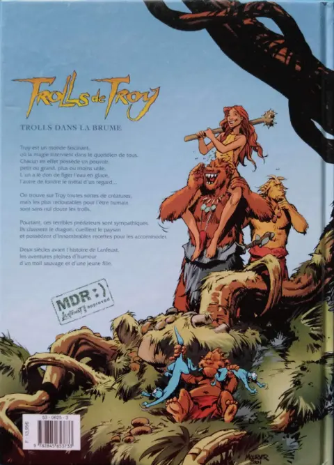 Verso de l'album Trolls de Troy Tome 6 Trolls dans la brume