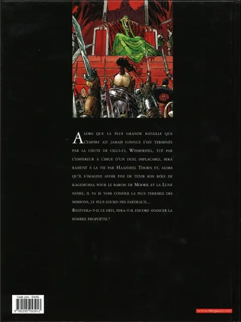 Verso de l'album Chroniques de la Lune Noire Tome 11 Ave Tenebrae