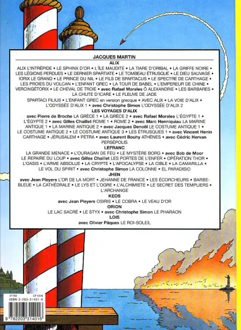 Verso de l'album Lefranc Tome 3 Le mystère borg