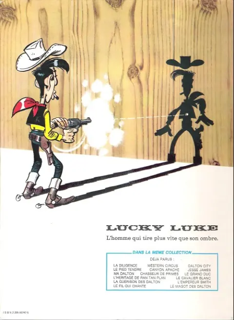 Verso de l'album Lucky Luke Tome 41 L'héritage de Rantanplan