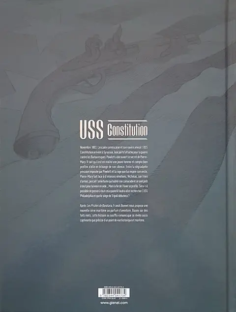 Verso de l'album USS Constitution Livre II Il y a deux justices en mer, celle des gradés et celle des sans-grades