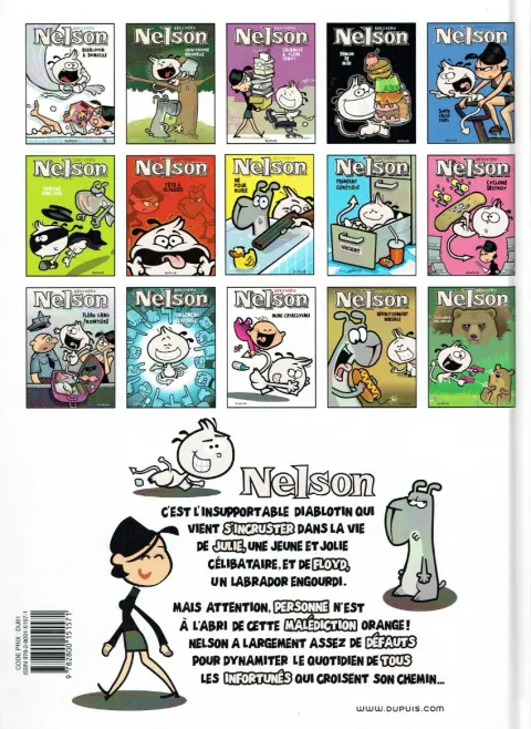 Verso de l'album Nelson Tome 13 Mini cataclysme
