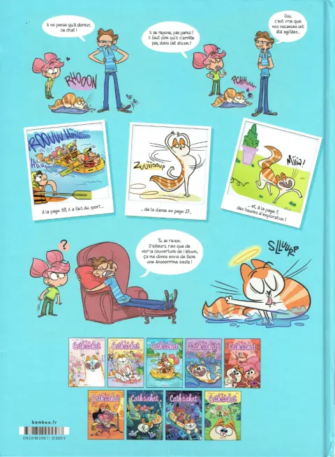 Verso de l'album Cath & son chat Tome 3