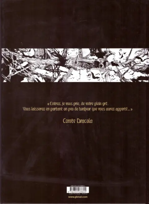 Verso de l'album Dracula