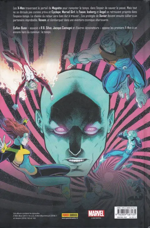 Verso de l'album X-Men: Blue Tome 2 Casse temporel