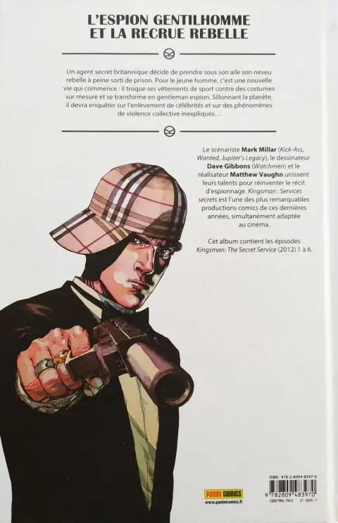 Verso de l'album Kingsman : Services secrets Tome 1 Services secrets