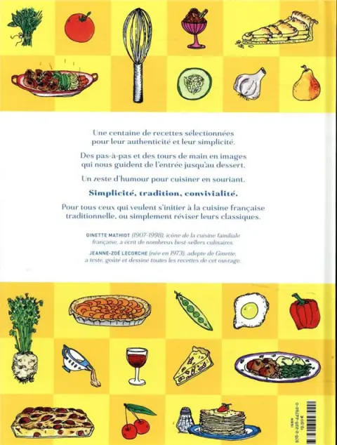 Verso de l'album Je sais cuisiner Des recettes simples et épatantes en bande dessinée