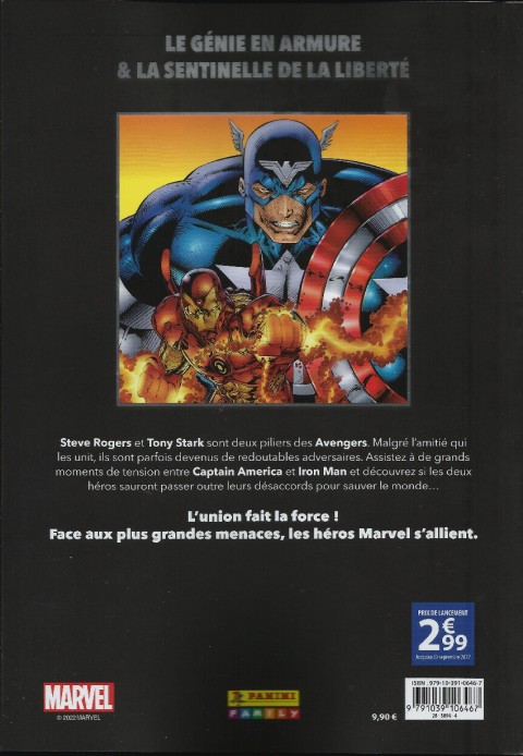 Verso de l'album Marvel - Les Grandes Alliances Tome 7 Iron Man & Captain America