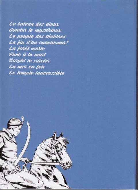 Verso de l'album Le Cavalier inconnu Volume 8